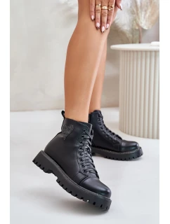 Boty Na Zip S Dekorativním Černé model 21671148 - Boto
