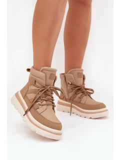 Dámské Botky Trapery Na Platformě Camel model 21705281 - Boto