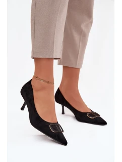 Dámské lodičky S detailem Černé model 21752738 - Boto