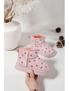 Dětské sněhule s růžové model 21762615 - Boto