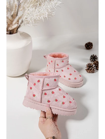 Dětské sněhule s růžové model 21762615 - Boto