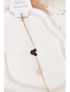 Náramek ze nerezové oceli model 21776871 Mickey Zlato - Boto