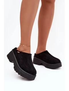 Dámské nízké sněhule na platformě černé model 21772420 - Boto