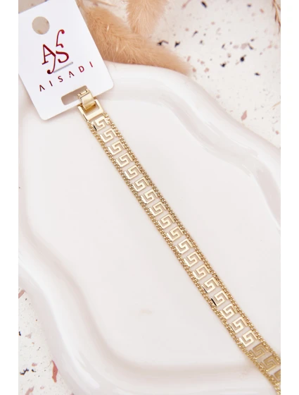 Dámský náramek ze chirurgické oceli zlatý