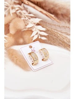 Dámské náušnice z chirurgické oceli s model 21772663 zlaté - Boto