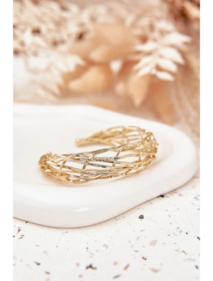 model 21776933 náramek ze chirurgické oceli zlatý - Boto