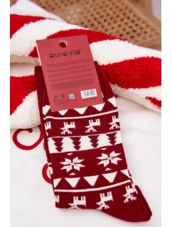 Pánské Vánoční Ponožky S Vzor Y S model 21786701 Bordó - Aura.via