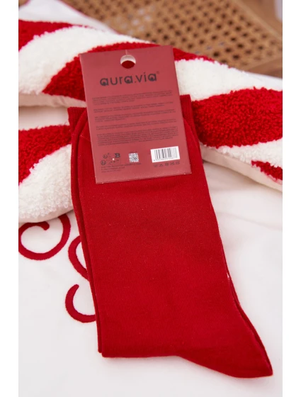 Pánské vánoční ponožky S model 21786722 Merry Christmas Červené - Aura.via