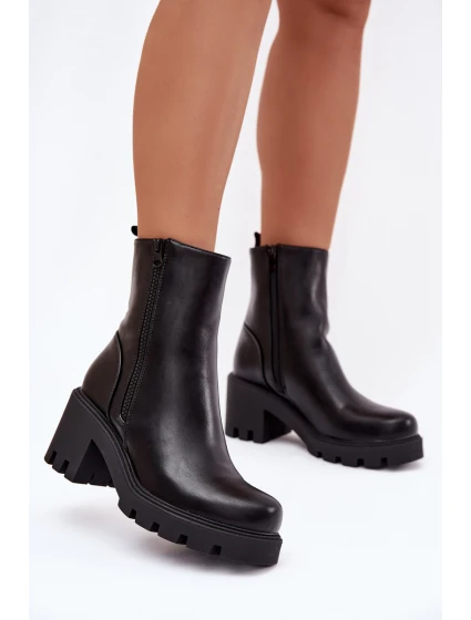 Dámské Zimní Boty Na Podpatku model 21788153 - Boto