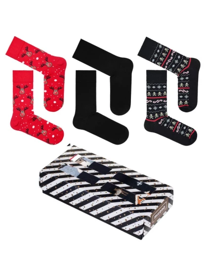 Vánoční sada ponožek 3 páry pánské v model 21780696 - Milena