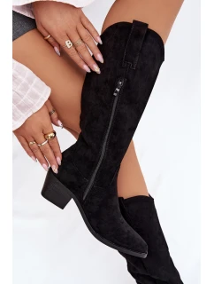 Kozačky Kovbojky Dámské Černé model 21821849 - Boto