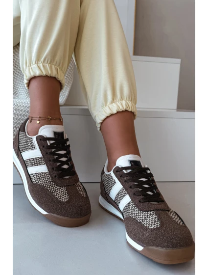 Sportovní tenisky Dámské Hnědé model 21919349 - Boto