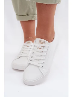 Dámské tenisky z eko kůže Big Star model 22009843 Bílé - Big Star Shoes