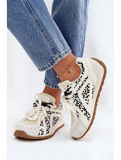 Kožené Semišové Dámské Tenisky Big Star model 22074797 Bílé - Big Star Shoes