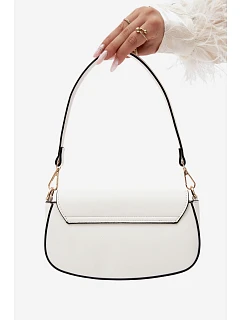 Malá kožená kabelka bílá model 22220899 - Flora&Co