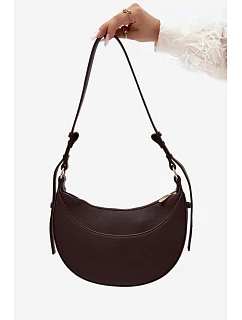 Malá taška z imitace kůže čokoládová model 22220917 - Flora&Co