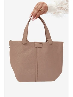 Béžová kabelka z imitace kůže model 22220921 - Flora&Co