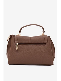 Dámská kabelka z umělé kůže Taupe model 22221037 - Flora&Co