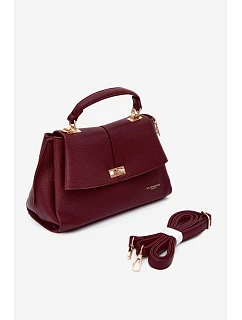 Dámská kabelka z imitace kůže Bordó model 22221041 - Flora&Co
