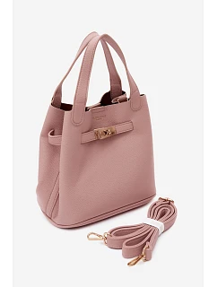 Dámská taška kufřík s  z imitace kůže Růžová model 22221049 - Flora&Co