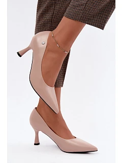 Bežové dámské lodičky model 22359640 - VINCEZA