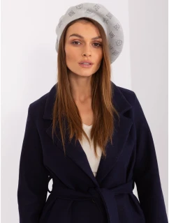 Czapka AT CZ model 19309419 jasny szary - FPrice