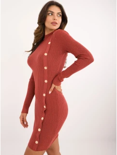 Sukienka AT SK  ciemny pomarańczowy model 20493305 - FPrice