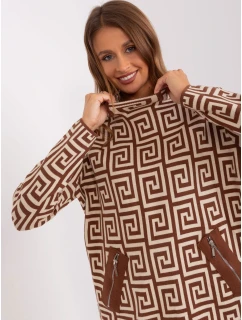 Sweter AT SW model 18955182 brązowy - FPrice