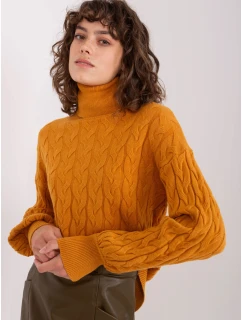 Sweter AT SW model 19014708 ciemny żółty - FPrice