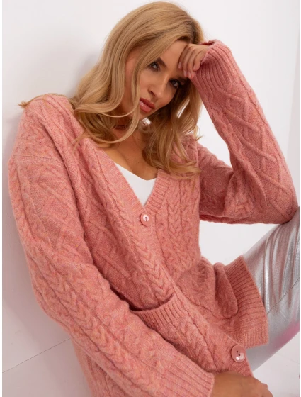 Sweter AT SW model 18955377 jasny różowy - FPrice