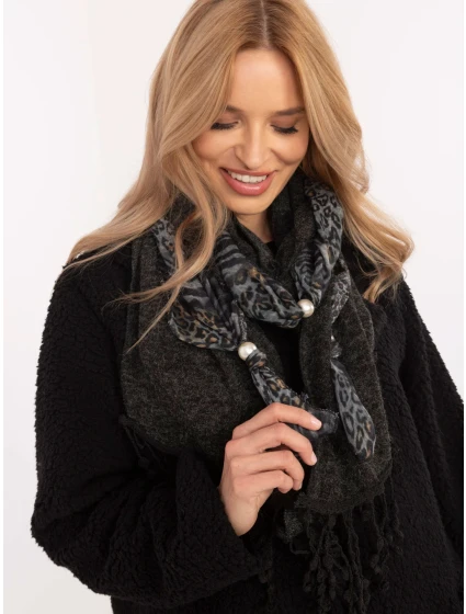 Szalik AT SZ model 20692084 ciemny szary - FPrice