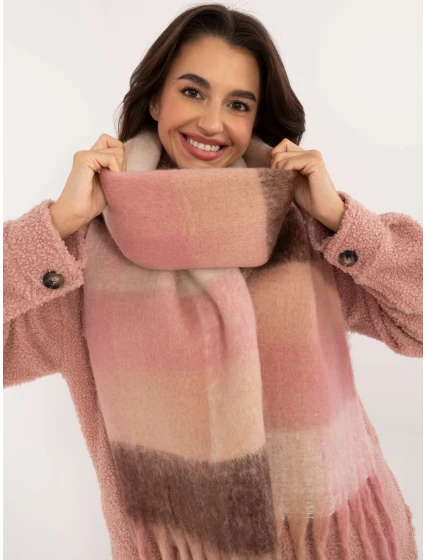 Šála AT SZ model 20527584 tmavě růžová - FPrice