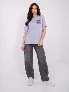 T shirt model 21821417 jasny fioletowy - FPrice