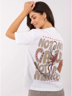 T shirt model 21253045 biały - FPrice