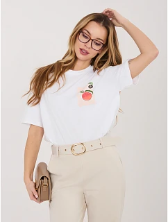 T shirt model 22044730 biały - FPrice