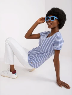 Tričko model 17615829 bílé a modré - FPrice