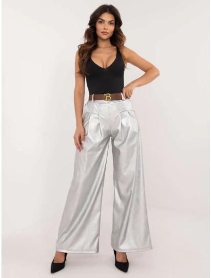 Spodnie DHJ SP model 20606108 srebrny - FPrice