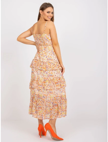 Dámské šaty EM SK model 17507067 jasně oranžové - FPrice