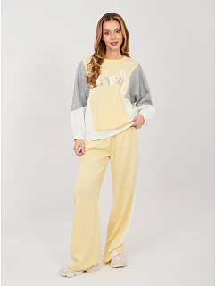 Spodnie dresowe IT DR model 22067056 jasny żółty - FPrice