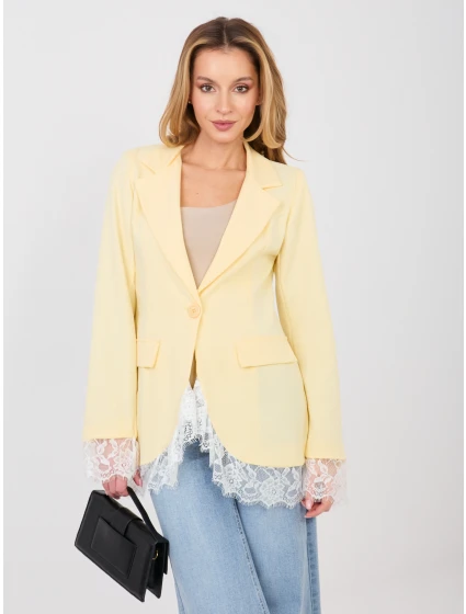 Marynarka IT MA model 22013835 jasny żółty - FPrice