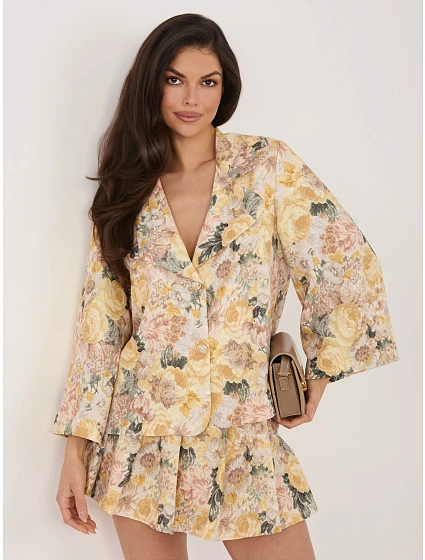 Marynarka IT MA model 22076880 żółty - FPrice