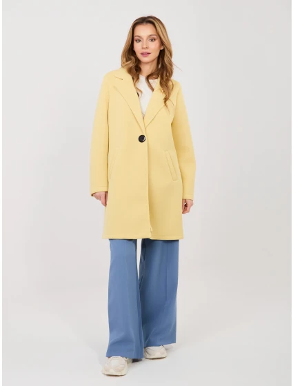 Płaszcz IT PL  jasny żółty model 22013853 - FPrice
