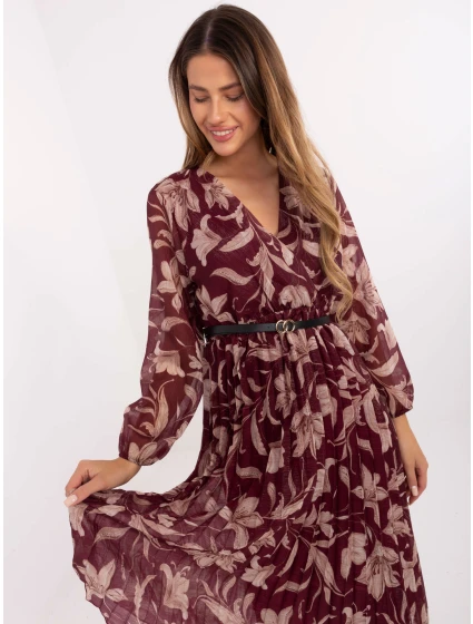 Sukienka IT SK  bordowy model 21494216 - FPrice