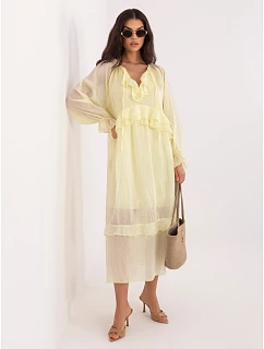 Sukienka IT SK model 22048664 jasny żółty - FPrice