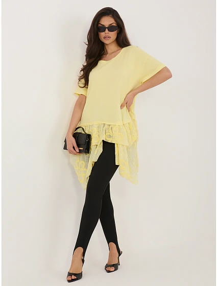 Bluzka IT SK model 22079292 jasny żółty - FPrice
