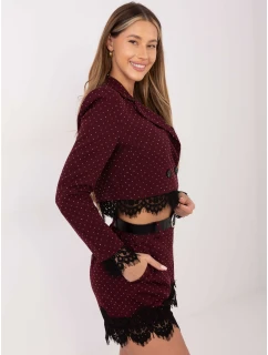 Szorty IT SN model 21799734 ciemny czerwony - FPrice