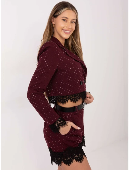 Szorty IT SN model 21799734 ciemny czerwony - FPrice