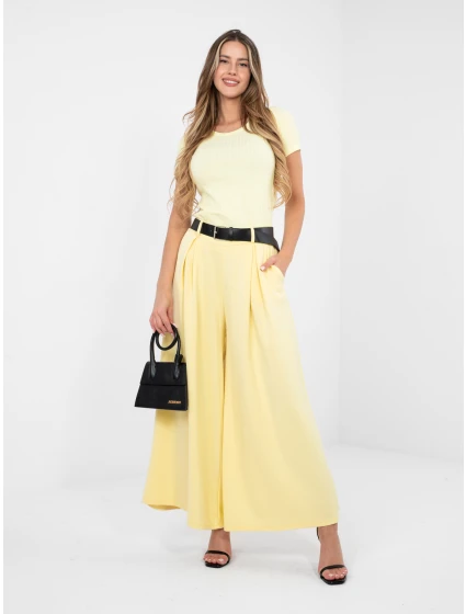Spodnie IT SP model 22002661 jasny żółty - FPrice