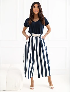 Spodnie IT SP model 22140544 biało granatowy - FPrice