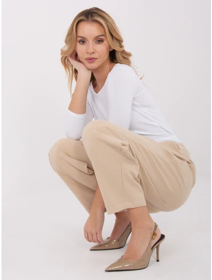 Spodnie IT SP model 21782609 beżowy - FPrice